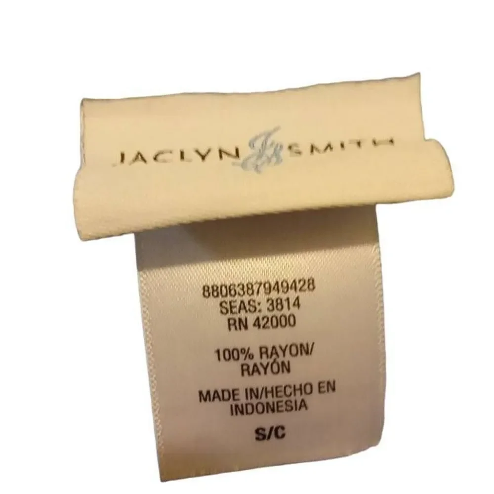 Jacylin‎ Smith Blue Elastic Waist Knee Length Skirt Women's Size S/C RN 42000